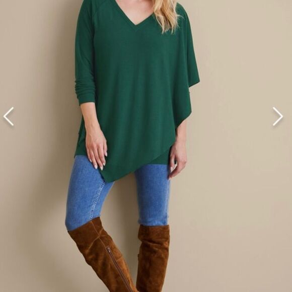 Soft Surroundings Madeline Tunic Legion Blue size XL - Picture 7 of 15